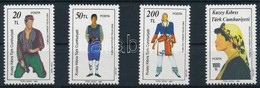 ** 1987 Népművészet Sor,
Folklore Set
Mi 207-210 - Autres & Non Classés