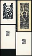 7 Db Különféle Technikájú Jelzett Magyar Ex Libris / 7 Hungarianex Libris Bookplates. Different Technique - Andere & Zonder Classificatie