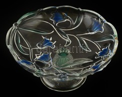 Színezett üveg Talpas Kínáló Tál D: 18 Cm - Glas & Kristal