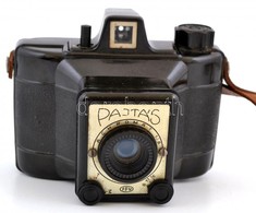 Gamma Pajtás Fényképezőgép, Achromat 1:8/80 Mm Objektívvel, 6x6 Cm Filmformátum, Eredeti Dobozában - Fotoapparate