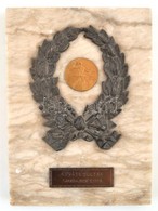 1958 Kováts Zoltán Sakkbajnok II. Díja, 22×16 Cm - Other & Unclassified