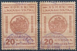Sümeg 1922 MPIK 2 2 Színárnyalat. (23.000) - Unclassified