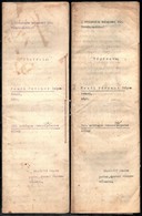 1913-1915 Családi Peres Iratok, Zsarolás, Gyilkossági Kísérlet, Stb. ügyekben - Unclassified