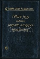 1917 Bp., Magyar Királyi Államvasutak által Kiállított Fényképes Igazolvány - Non Classés