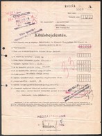 1940 Bp., Budavidéki és Újpesti Gyapjúfonó Szövőgyár Kötésbejelentése - Ohne Zuordnung