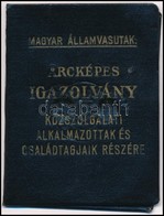 1950 Bp., Magyar Államvasutak által ítélőtáblai Bíró Számára Kiadott Fényképes Igazolvány - Ohne Zuordnung