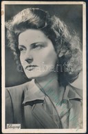 Karády Katalin (1910-1990) Színésznő Aláírása Az őt ábrázoló Fotón - Other & Unclassified