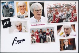 Bernie Ecclestone (1930-) Brit üzletember Aláírása Az őt ábrázoló Fotón - Other & Unclassified