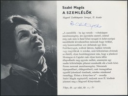 Szabó Magda írónő Aláírása Könyve Ajánlóján - Other & Unclassified