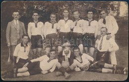 1920 Futballcsapat Fényképe, 8,5×13,5 Cm - Autres & Non Classés