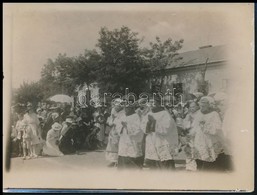 1920 Gyögyös ünnepség Fotója. 9x12 Cm - Autres & Non Classés