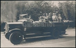 Cca 1930 Rundfahrt Durch Wien, Fotólap, 9×14 Cm - Autres & Non Classés