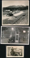 Automobilok Tétele, Eltérő Időpontokban és Különböző Helyszíneken Készült 7 Db Vintage Fotó, 6x9 Cm és 12x13 Cm - Sonstige & Ohne Zuordnung