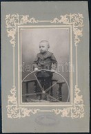 Cca 1900 Gyermek, Játék Kerékkel 11x17 Cm - Other & Unclassified
