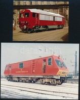4 Db Régi Mozdonyokat ábrázoló Fotó / Old Locomotives 4 Photos 9x12 - 17x12 Cm - Autres & Non Classés