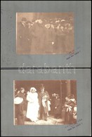 Cca 1910 7 Db Magas Státuszú Családi Esküvőt ábrázoló Fotó Kartonon 24x18 Cm - Autres & Non Classés