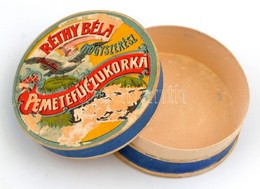 Cca 1930 Réthy Béla Gyógyszerész Pemetefű Cukorka, Sérült Papírdoboz 7,5 Cm - Advertising