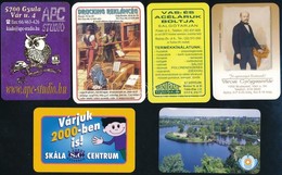2000-2005 41 Db Kártyanaptár, Főleg Nógrád és Heves Megyei Falvak - Publicités