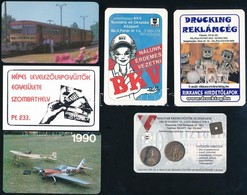 1987-2011 54 Db Kártyanaptár (Totó-Lottó, Honvédelmi Szövetség, Stb.) - Werbung