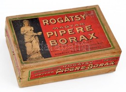 Cca 1930 Rogátsy Pipere Borax Reklámos Papír Doboz 11x7,5 Cm - Publicités
