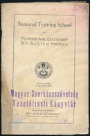 National Training School For Professional Leaderschip Boy Scouts Of America. New York, 1927, Boy Scouts Of America, 36 P - Movimiento Scout