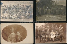 Cca 1944 Előtti Fényképek Katonákról, 13 Db Vintage Fotó(lap), Egyik-másik Kisebb Hibákkal, 9x12,7 Cm és 14x9 Cm Között - Andere & Zonder Classificatie