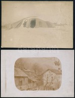 1915 Életképek Az Olasz Frontról, 2 Db Fotólap, 9×14 Cm / WW I, Italy, 2 Photos - Autres & Non Classés