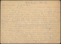 1944 Munkaszolgálatos Tábori Postai Levelezőlapja - Sonstige & Ohne Zuordnung