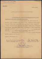 1942 Bp., M. Kir. Budapesti I. Számú Honvéd Helyőrségi Kórház Parancsnoksága által Kiállított Származási Igazolvány - Other & Unclassified