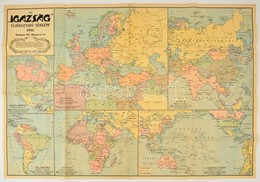 1941 Az Igazság Folyóirat Tájékoztató Térképegyüttese, Egy Lapon Európa, Ázsia, Észak-Amerika, Dél-Amerika Afrika és A C - Andere & Zonder Classificatie