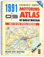 1991 Motoring Atlas Of Great Britain, 140p - Sonstige & Ohne Zuordnung