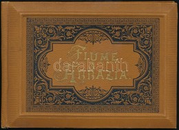 Cca 1890 Fiume és Abbázia 36 Db Liografált Képet Tartalmazó Egészvászon Kötésű Album. / Cca 1890 Abbazia & Fiume Album W - Unclassified