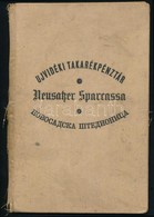 1918 Újvidék Takarékpénztár Betétkönyv - Unclassified