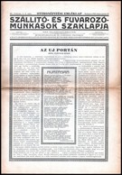 2 Db Ritkább újság: 1925 Szállító- és Fuvarozómunkások Szaklapja, 1944 Tiszajobbparti Mezőgazda - Unclassified