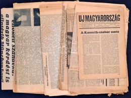 1938-1956 Vegyes újság Tétel, 9 Db, Nagyrészt Hiányosak, Felvágottak, Közte: 1 Db 1956-os újsággal Irodalmi Újság 1956.  - Ohne Zuordnung