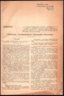 1958 Kertai Ede: Vízfolyások Vízerőkészletének Fokozottabb Kihasználása. Különlenyomat A Hidrológiai Közlöny 1958. 6. Sz - Non Classés