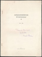 Szigeti Kilián: Székesfehérvár újkori Zenetörténete.  Székesfehérvár évszázadai. 4. Székesfehérvár, 1978., Fejér Megyei  - Autres & Non Classés