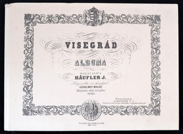 Visegrád Albuma. Magyarázta Häufler J. Reprint! Bp., 1986, Állami Könyvterjesztő Vállalat. Kiadói Kartonált Kötés, Jó ál - Ohne Zuordnung