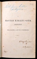 Salamon Ferenc: A Magyar Királyi Szék Betöltése és A Pragmatica Sanctio Története. Pest, 1866, Ráth Mór, (Bécs, Holczhau - Zonder Classificatie
