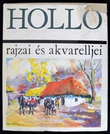 Tóth Ervin: Holló Rajzai és Akvarelljei. 1969, Alföldi Nyomda. Kiadói Egészvászon Kötés, Sérült Papírborítóval, Egyébkén - Non Classés