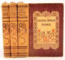 Ignácz Rózsa Munkái 3 Kötet Bp., é.n., Dante. Kiadói Festett Félvászon Kötésben, Kopásokkal - Unclassified