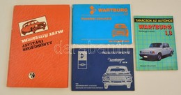 4 Db Wartburg Személygépkocsival Kapcsolatos Könyv - Zonder Classificatie