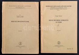 Vizelyi György: Diselmozdonyok. Bp., 1963, Tankönyvkiadó. Kiadói Papírkötés, Szakadt Borítóval. Megjelent 130 Példányban - Unclassified