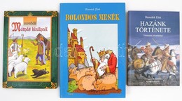 3 Db Mesekönyv: Mondák Mátyás Királyról, Benedek Elek: Hazánk Története. Történelmi Olvasókönyv; Benedek Elek: Bolondos  - Ohne Zuordnung