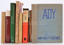 Vegyes Ady Endre Témájú Könyvtétel, 9 Db
Schöpflin Aladár: Ady Endre. Bp.,[1934], Nyugat. Első Kiadás. Kiadói Kopott Ara - Non Classés