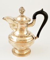 1840 Antik Ezüst Bécsi Kávéskanna. Jelzett, Fa Fogóval, / Antique Silver Coffe Jug 271,2 G 19 Cm - Other & Unclassified