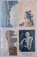 ** * 36 Db RÉGI Vegyes Képeslap, Városok és Motívumok Albumban / 36 Pre-1945 Postcards In An Album: Towns And Motives - Unclassified