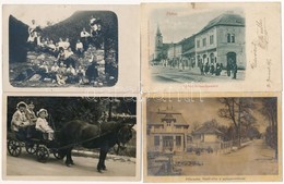 ** * 30 Db RÉGI Történelmi Magyar Városképes Lap, Vegyes Minőség / 30 Pre-1945 Town-view Postcards From The Kingdom Of H - Zonder Classificatie