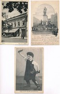 ** * 21 Db Főleg RÉGI Történelmi Magyar Városképes Lap és Motívumlap / 21 Mostly Pre-1945 Town-view Postcards From The K - Zonder Classificatie