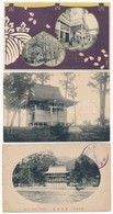 ** 10 Db RÉGI Japán Városképes Lap / 10 Pre-1945 Japanese Town-view Postcards - Non Classés